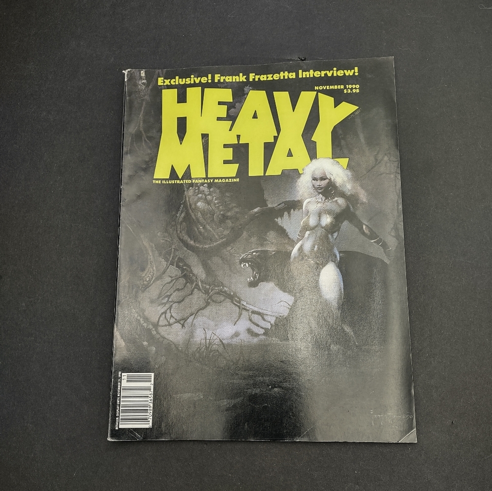 Heavy Metal Magazine - November 1990 Edition